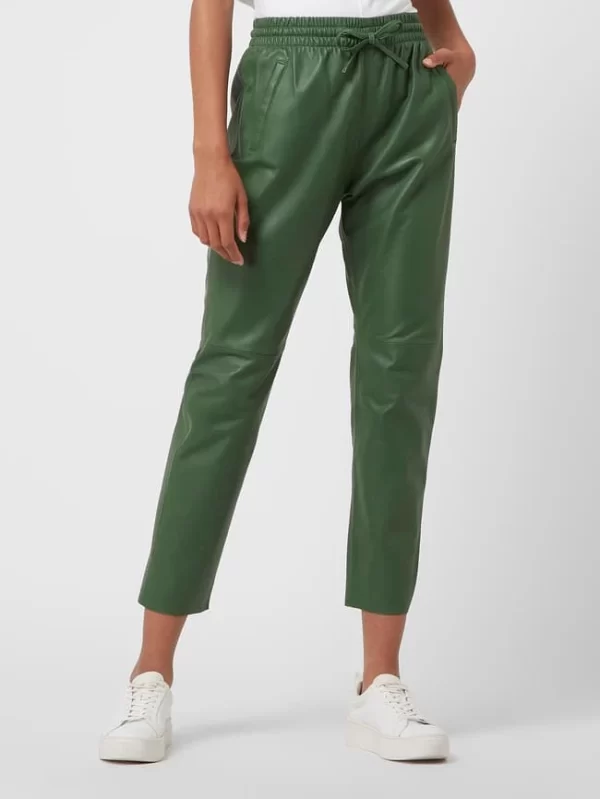 Oakwood Culotte Aus Leder Modell ‚Gift‘ – Grün 5