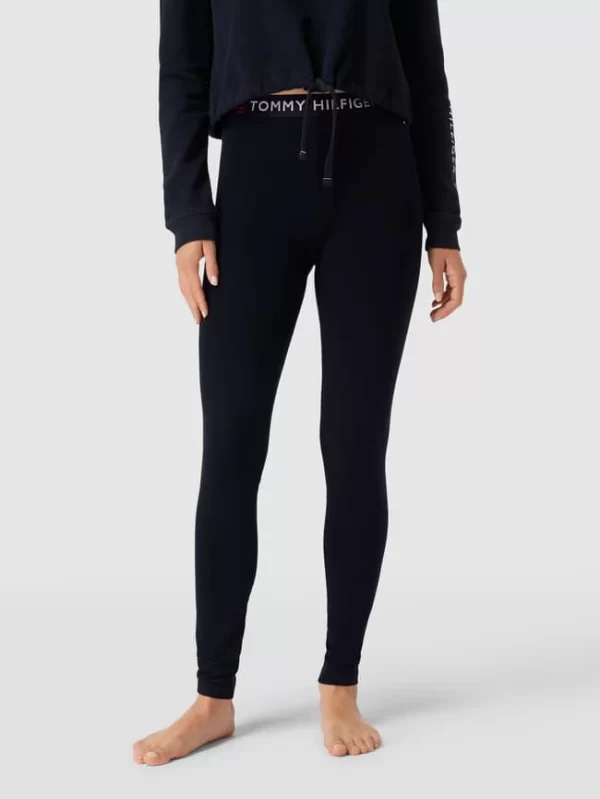 TOMMY HILFIGER Leggings Mit Logo-Bund – Marineblau 5