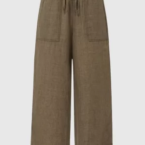 S.Oliver RED LABEL Culotte Aus Leinen – Khaki 9