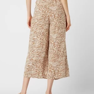 Broadway NYC Culotte Mit Allover-Muster – Hellbraun 15