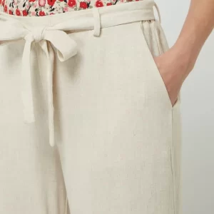 Kaffe Culotte Mit Leinen-Anteil Modell ‚Kaliny‘ – Sand 11