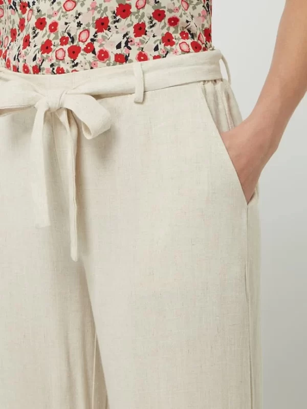 Kaffe Culotte Mit Leinen-Anteil Modell ‚Kaliny‘ – Sand 4