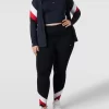 Tommy Hilfiger Curve PLUS SIZE Leggings Im Colour-Blocking-Design – Marineblau 19