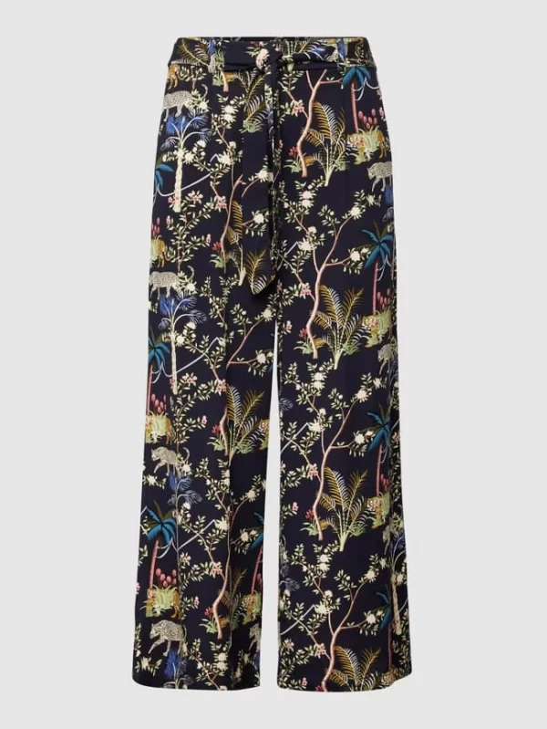 Christian Berg Woman Culotte Mit Allover-Muster – Dunkelblau 3