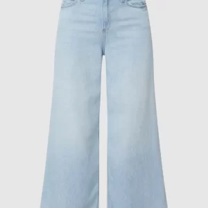 Q/S Designed By Slim Fit Culotte Aus Denim Modell ‚Catie‘ – Hellblau 9