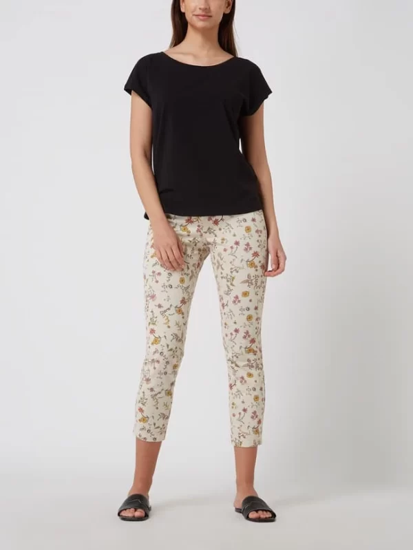 Esprit Cropped Hose Mit Stretch-Anteil – Sand 1
