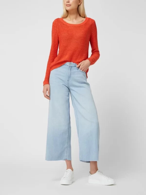 Q/S Designed By Slim Fit Culotte Aus Denim Modell ‚Catie‘ – Hellblau 1