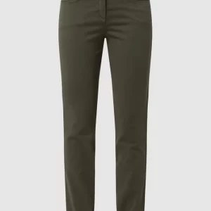 Luisa Cerano Skinny Fit Hose Mit Stretch-Anteil – Olivgrün 9