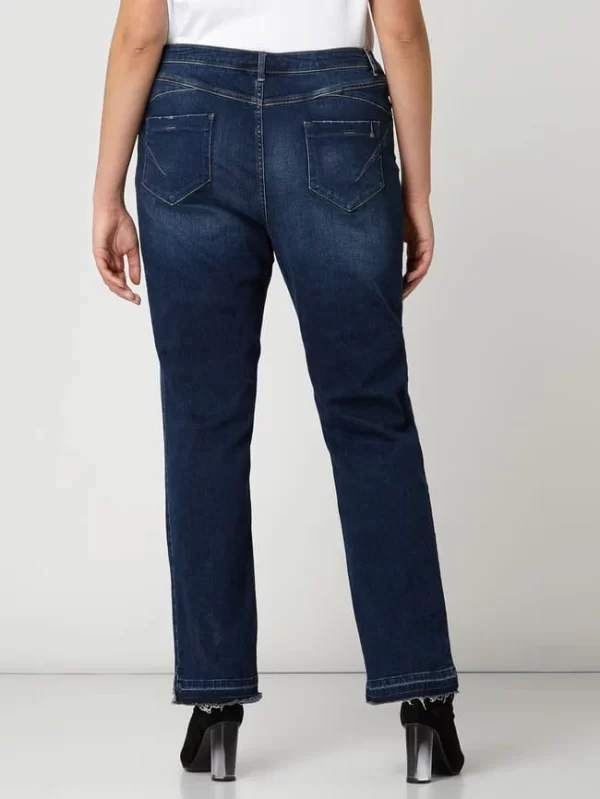 Persona By Marina Rinaldi PLUS SIZE Perfect Fit Jeans Im Used Look – Marineblau 6