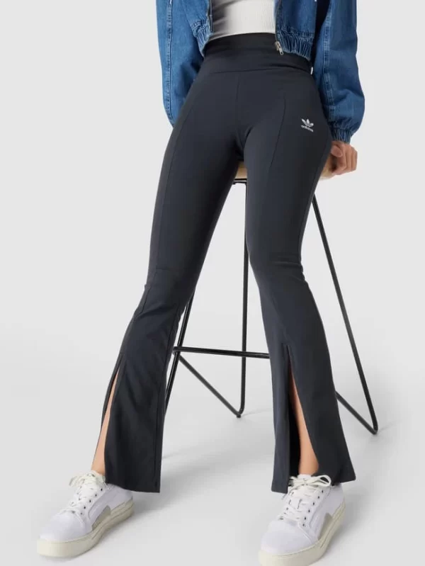 Adidas Originals Leggings Mit Beinschlitzen – Dunkelgrau 4