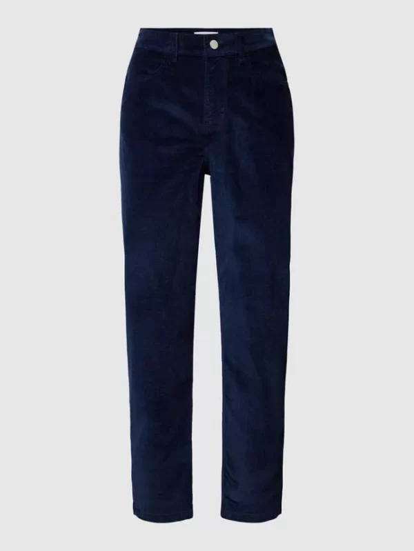 Rich & Royal Cordhose Mit Stretch-Anteil – Marineblau 3