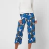 Milano Italy Culotte Mit Floralem Muster – Bleu 4