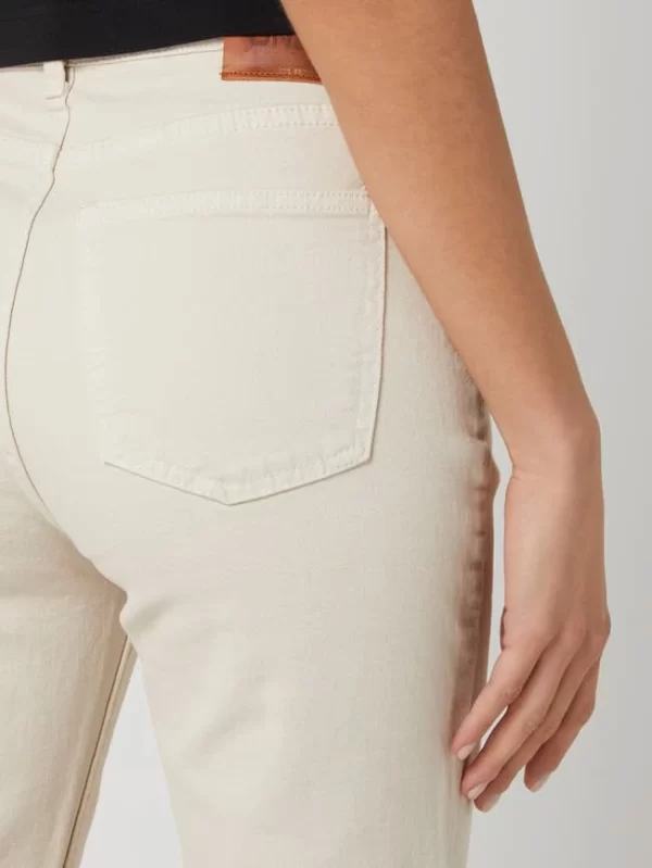 Only Straight Fit High Waist Jeans Mit Stretch-Anteil Modell ‘Emily’ – Beige 4
