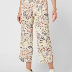 Gerry Weber Edition Culotte Aus Viskose Mit Floralem Muster – Ecru 13