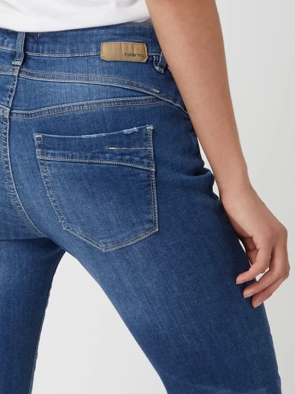 Gang Straight Fit Jeans Mit Stretch-Anteil Modell ‘Rubinia’ – Blau 4