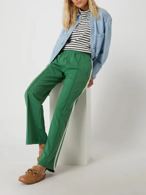 Jake*s Casual Trackpants Mit Elastischem Bund – Gras Grün 1