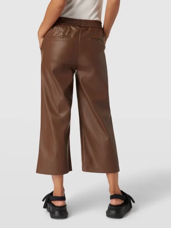 Milano Italy Culotte In Leder-Optik Modell ‚Fakeleder‘ – Schokobraun 6