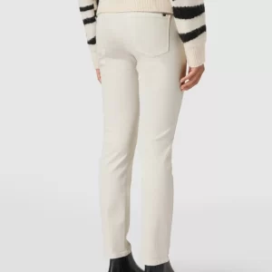 Cambio Mid Rise Jeans Im Straight Fit – Sand 15