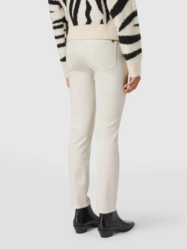 Cambio Mid Rise Jeans Im Straight Fit – Sand 6