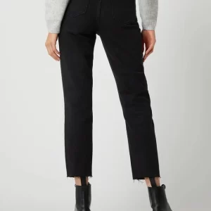 Vero Moda Straight Fit Cropped Jeans Mit Viskose-Anteil Modell ‘Brenda’ – Schwarz 15