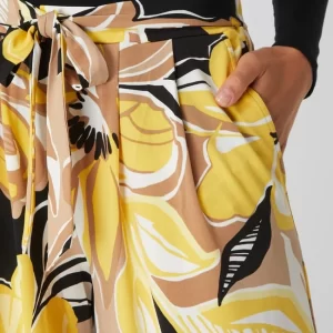 Betty Barclay Culotte Mit Floralem Muster – Gelb 11