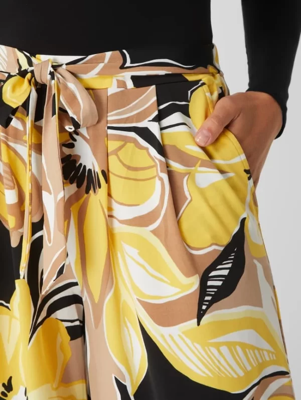 Betty Barclay Culotte Mit Floralem Muster – Gelb 4