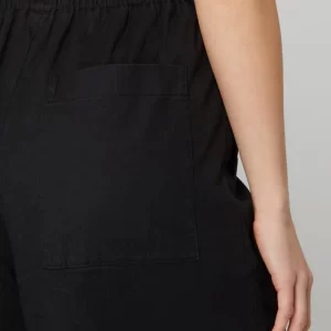 Drykorn Leinenculotte Mit Elastischem Bund Modell ‚Catch‘ – Schwarz 11