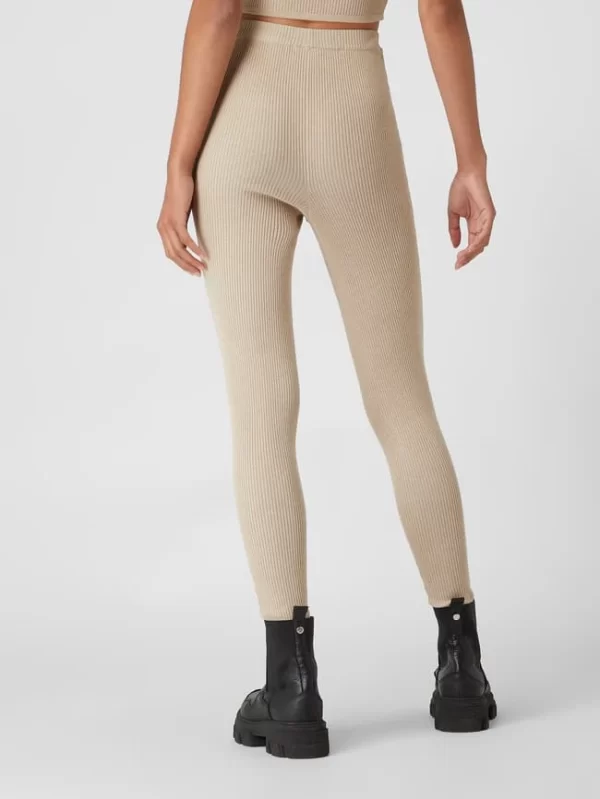 URBAN CLASSICS Leggings Mit Rippenstruktur – Beige 6