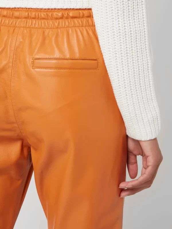Oakwood Culotte Aus Leder Modell ‚Gift‘ – Orange 4