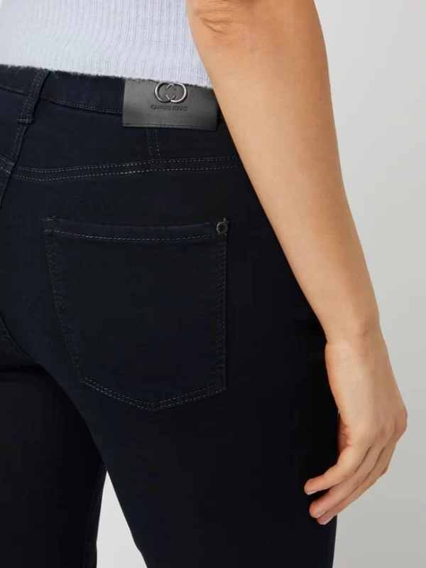 Cambio Straight Fit Jeans Mit Stretch-Anteil Modell ‘Pearlie’ – Dunkelblau 4
