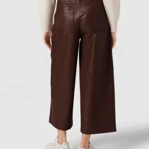Weekend Max Mara Culotte Aus Leder Modell ‚Gong‘ – Cognac 15