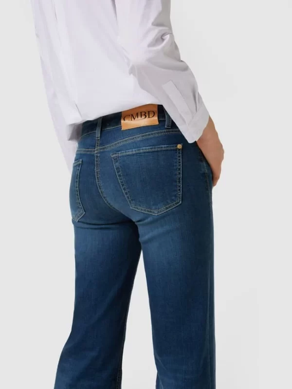 Cambio Jeans Mit Brand-Detail – Blau 4