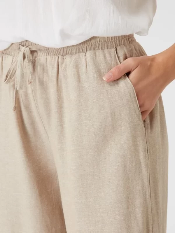FREE/QUENT Verkürzte Hose Mit Tunnelzug Modell ‚FQLava‘ – Sand 4