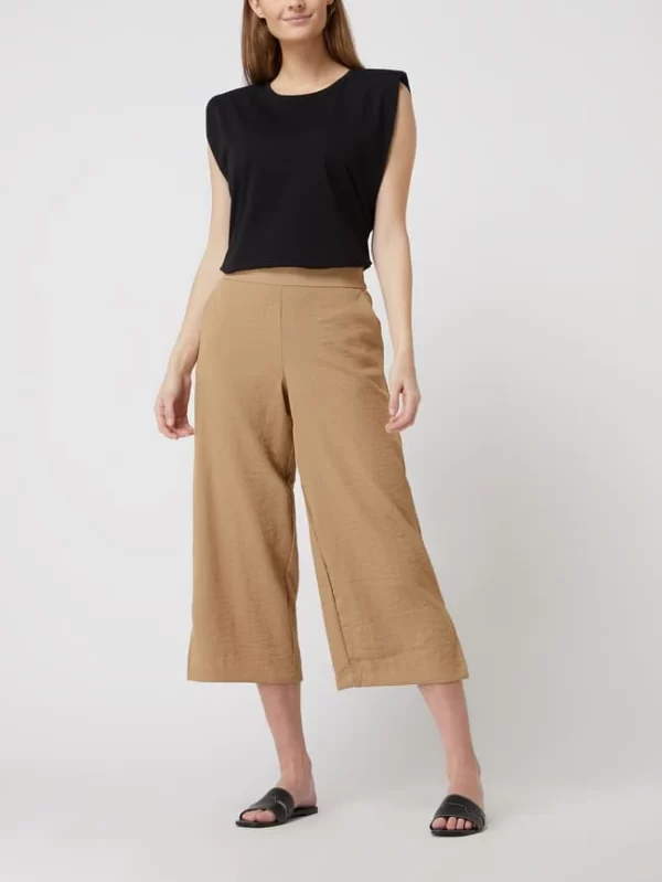 Vila Culotte Aus Viskosemischung Modell ‚Linea‘ – Camel 1