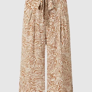 Broadway NYC Culotte Mit Allover-Muster – Hellbraun 9