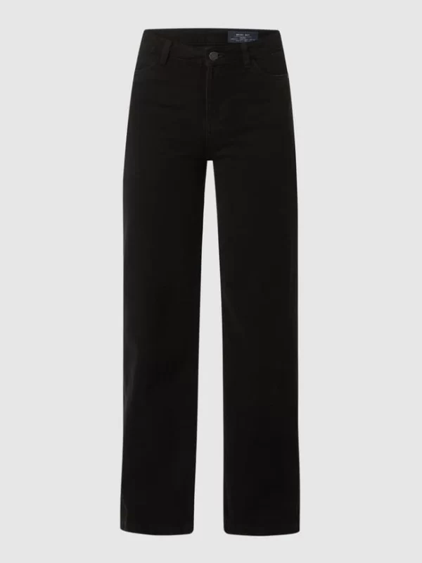 Noisy May Straight Fit Jeans Mit Label-Patch Modell ‘Amanda’ – Schwarz 3