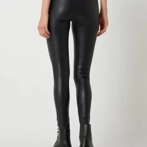 REVIEW Leggings In Leder-Optik – Schwarz 15