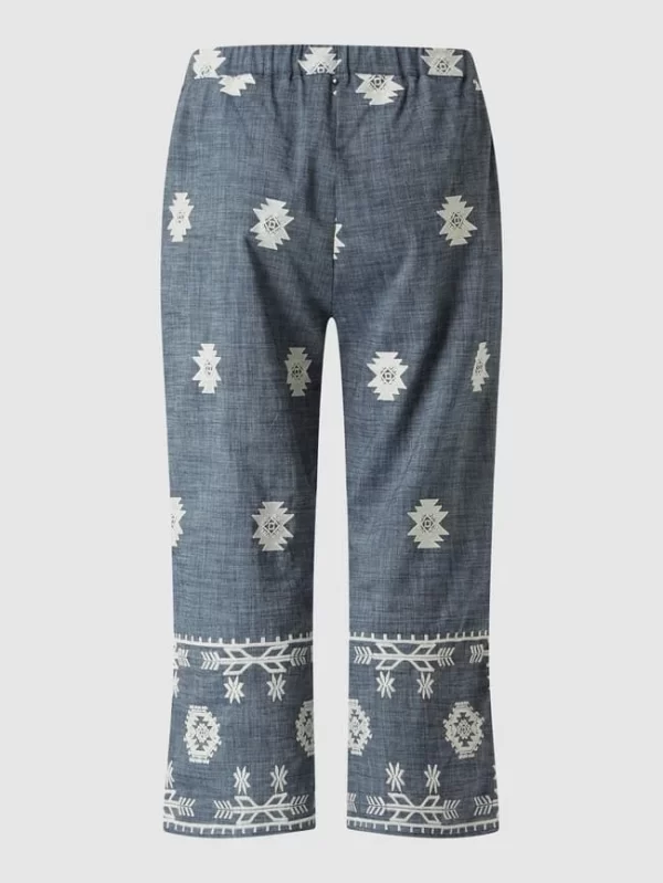 Marina Rinaldi PLUS SIZE Culotte Mit Elastischem Bund Modell ‚Recanati‘ – Blau 4