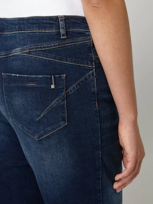 Persona By Marina Rinaldi PLUS SIZE Perfect Fit Jeans Im Used Look – Marineblau 4