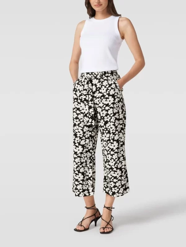 Christian Berg Woman Culotte Mit Floralem Allover-Muster – Schwarz 1