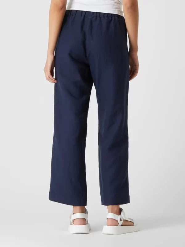 Zerres Schlupfhose Mit Leinen-Anteil – Blau 6