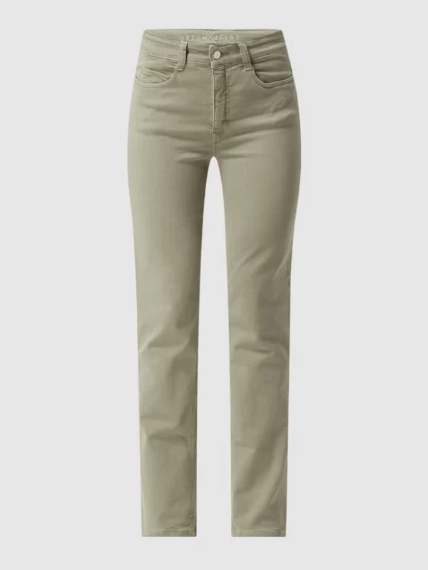 MAC Straight Leg Jeans Mit Stretch-Anteil Modell ‘Dream’ – Khaki 3