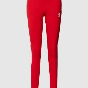 Adidas Originals Leggings Mit Kontraststreifen – Rot 9
