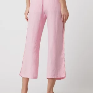 Emily Van Den Bergh Culotte Aus Leinen – Rosé 18