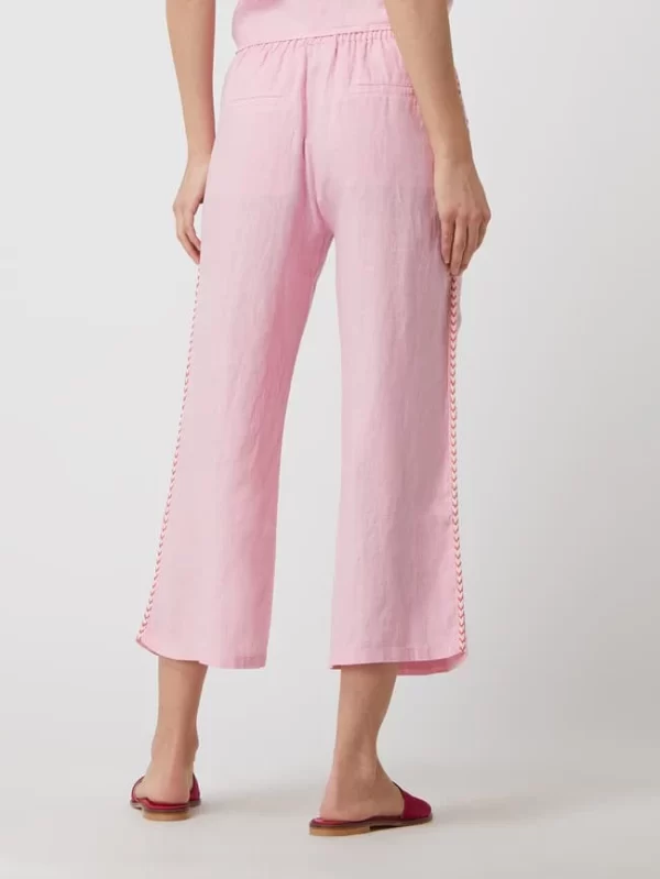 Emily Van Den Bergh Culotte Aus Leinen – Rosé 7