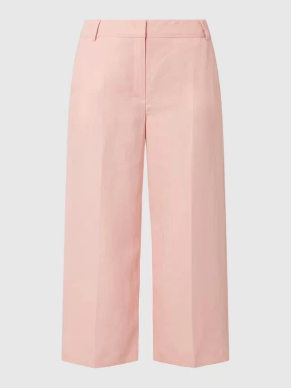 Taifun Culotte Aus Lyocell-Leinen-Mix – Hellrosa 3