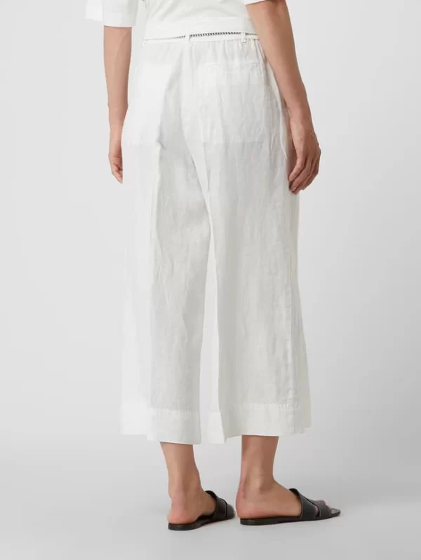 Gerry Weber Culotte Aus Leinen – Offwhite 6