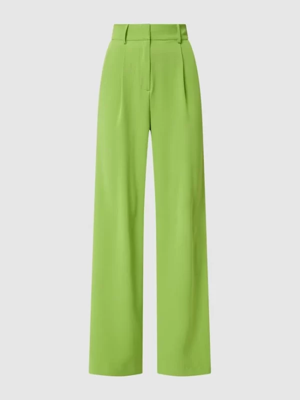 Minus Bundfaltenhose Aus Krepp Modell ‚Velia‘ – Apfelgrün 3