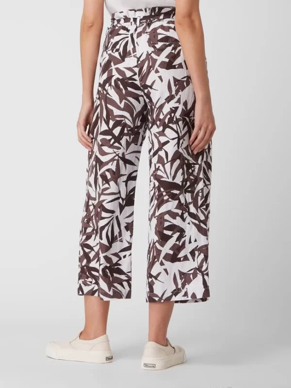 Gerry Weber Culotte Aus Leinen – Offwhite 6