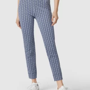 Raffaello Rossi Hose Mit Floralem Allover-Muster – Marineblau 13
